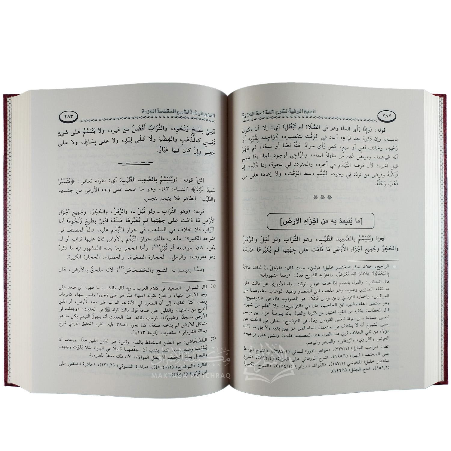 المنح الوفية لشرح المقدمة العزية - الصورة 3