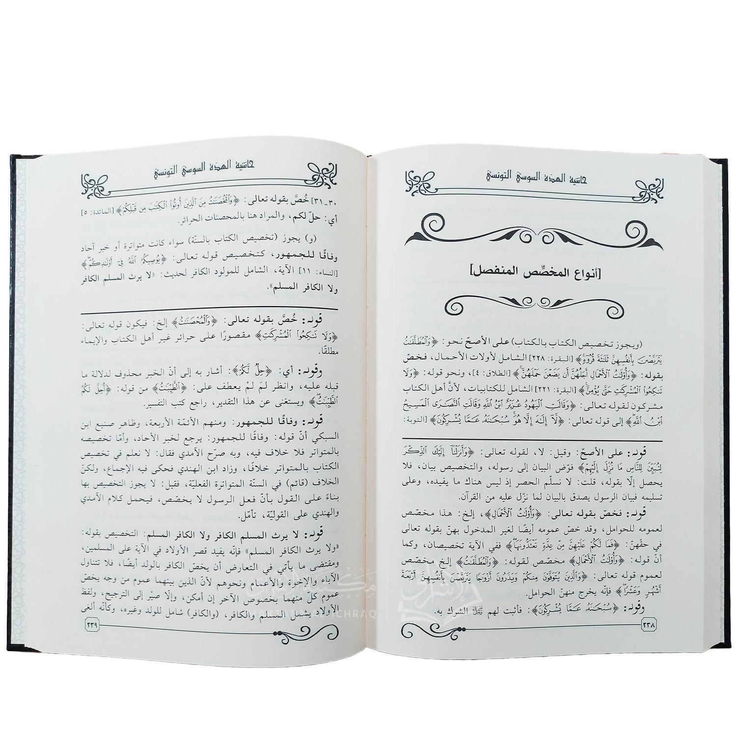 حاشية الهدة السوسي التونسي على قرة العين شرح ورقات إمام الحرمين - الصورة 2