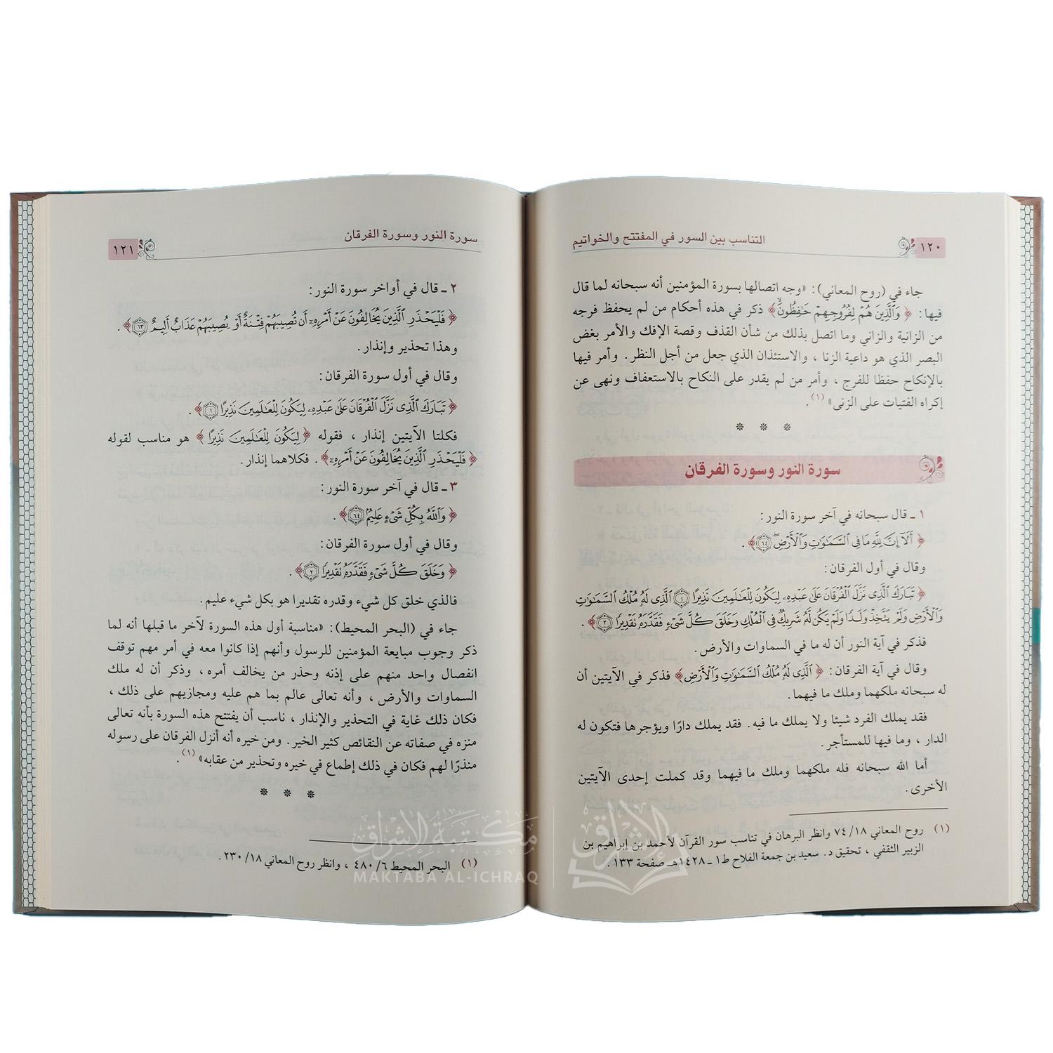 التناسب بين السور في المفتتح والخواتيم - الصورة 3