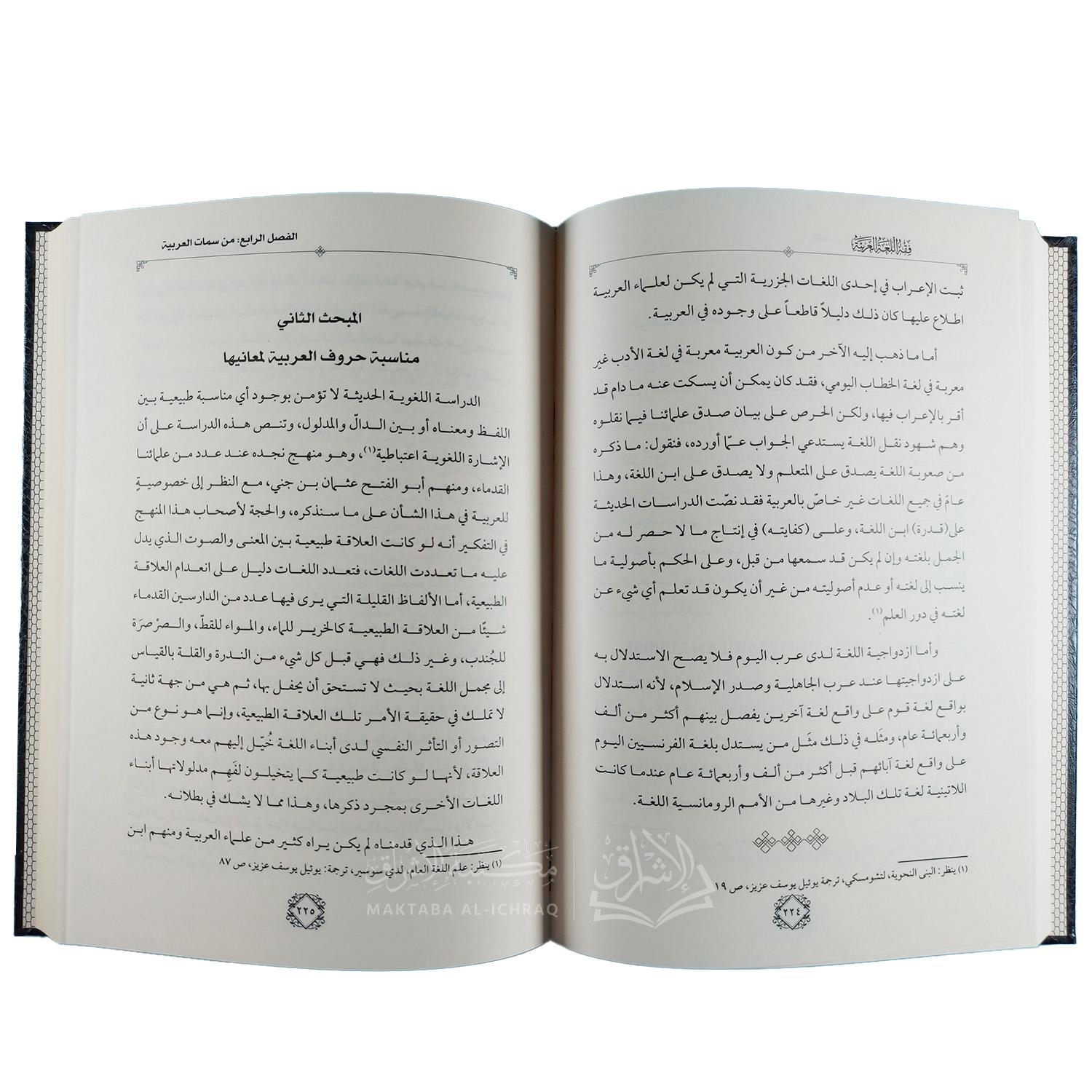 فقه اللغة العربية في ضوء الدرس اللغوي الحديث - الصورة 2