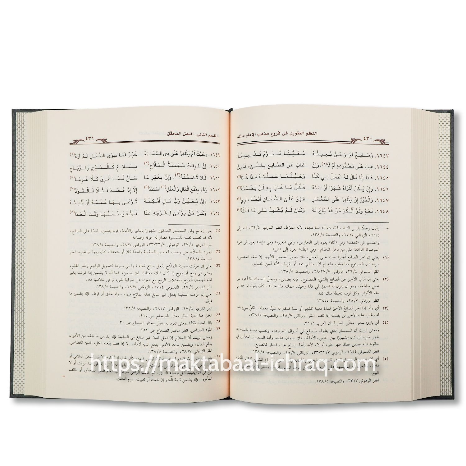 النظم الطويل في فروع مذهب الإمام مالك - الصورة 3